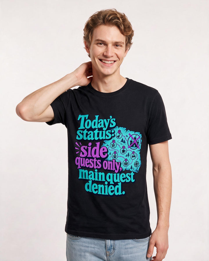 Gaming Black T-Shirt for Men – Game Night Graphic Tee product image 1