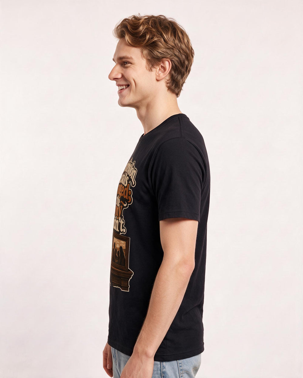 Veteran Men's Black T-Shirt – The mission details changed; the why didn't. product image 2