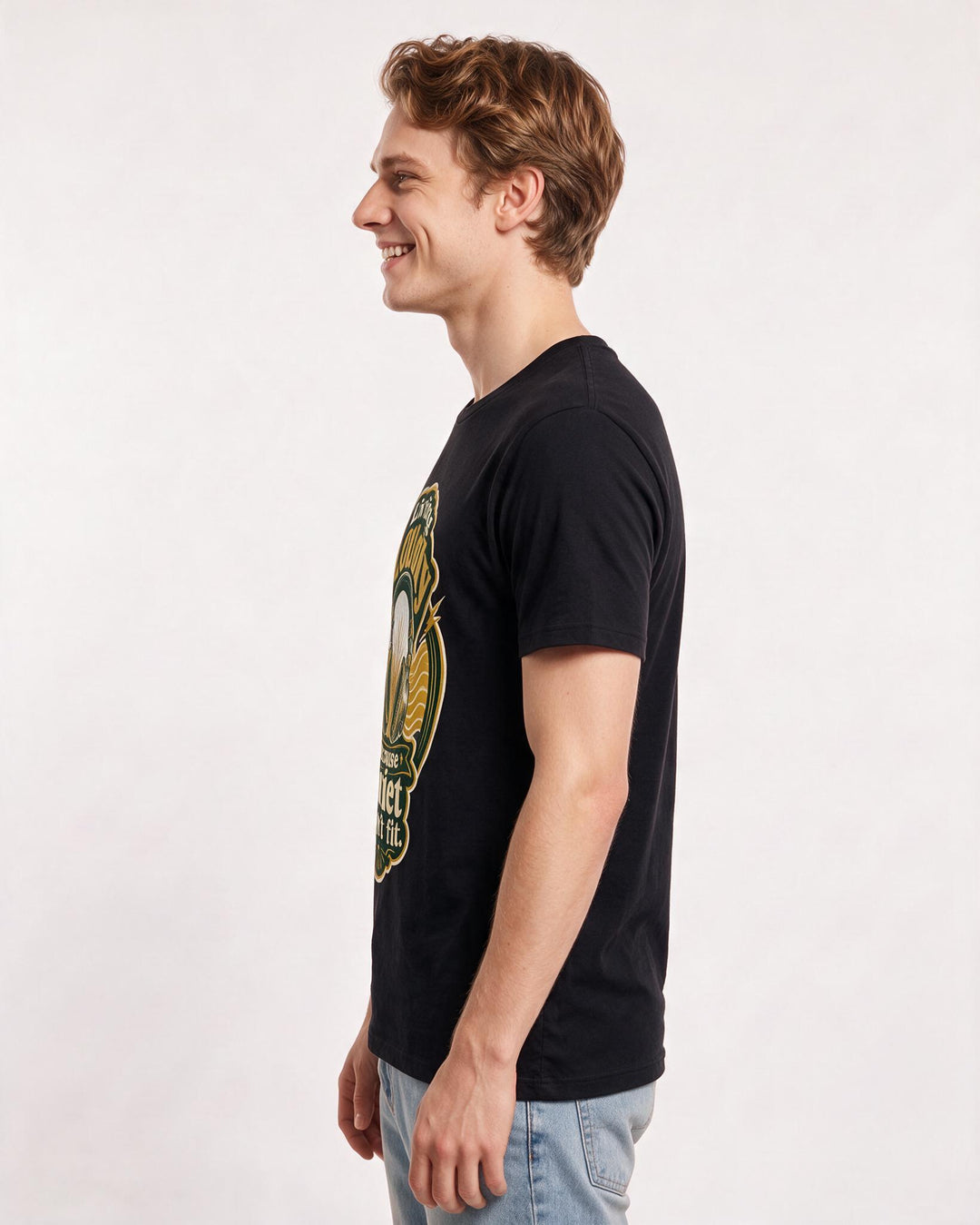 Pride Black T-Shirt for Men – Everyday Expression Graphic Tee product image 2