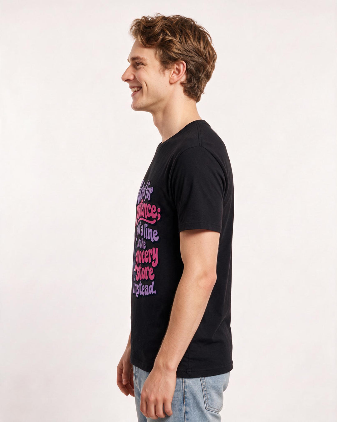 Christian Faith Black T-Shirt for Men – Everyday Expression Graphic Tee product image 2
