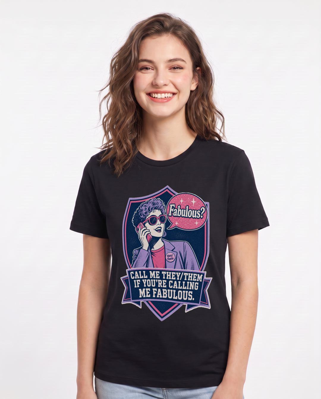 Pride Black T-Shirt for Women – Everyday Expression Graphic Tee product image 1