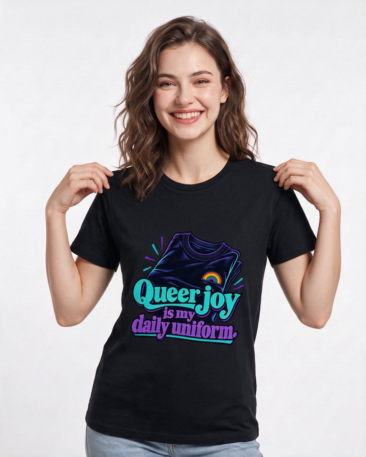 Pride Black T-Shirt for Women – Everyday Expression Graphic Tee product image 1