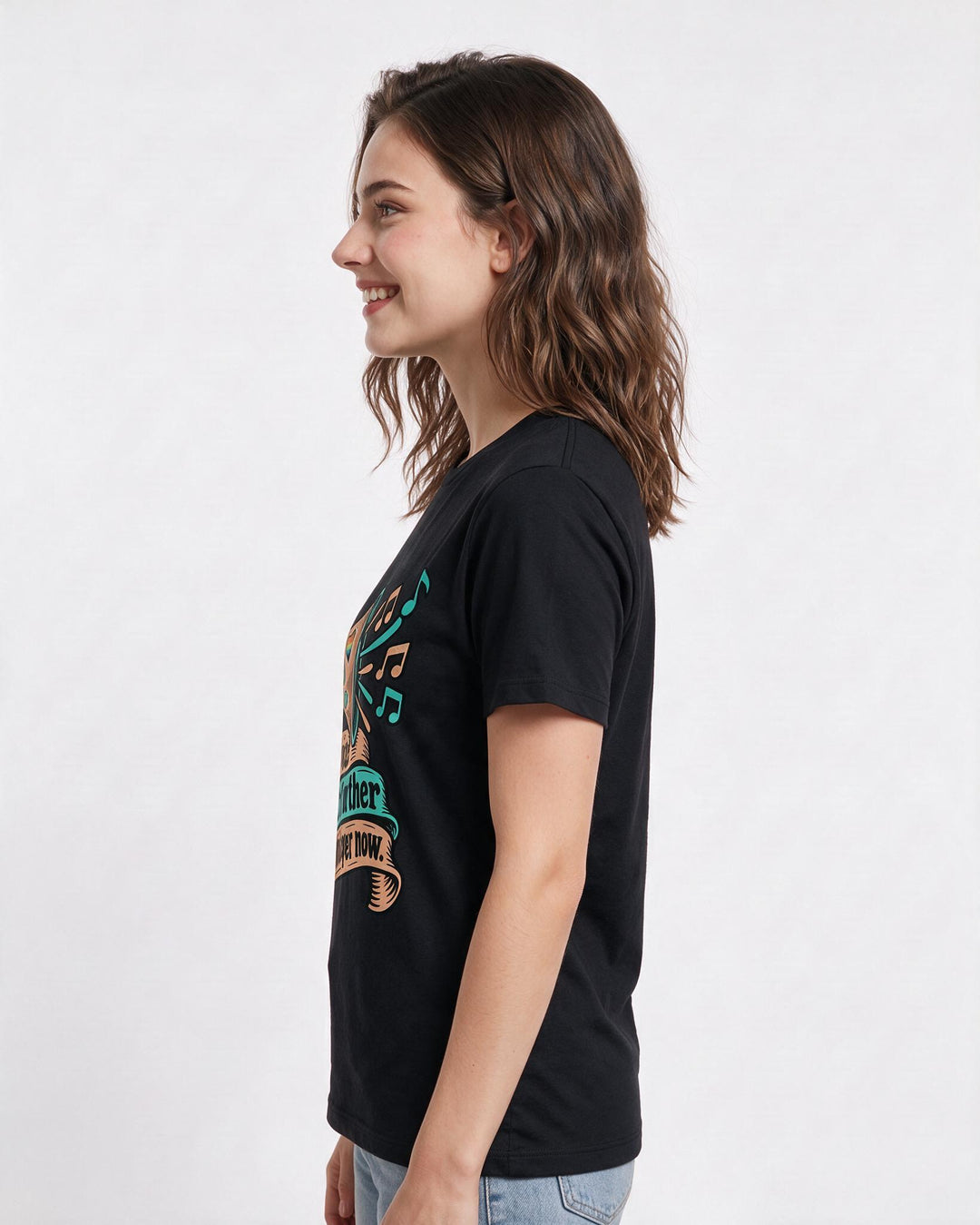 Pride Black T-Shirt for Women – Everyday Expression Graphic Tee product image 2