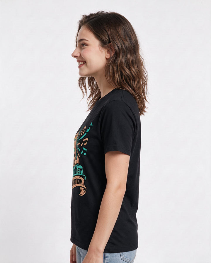Pride Black T-Shirt for Women – Everyday Expression Graphic Tee product image 2