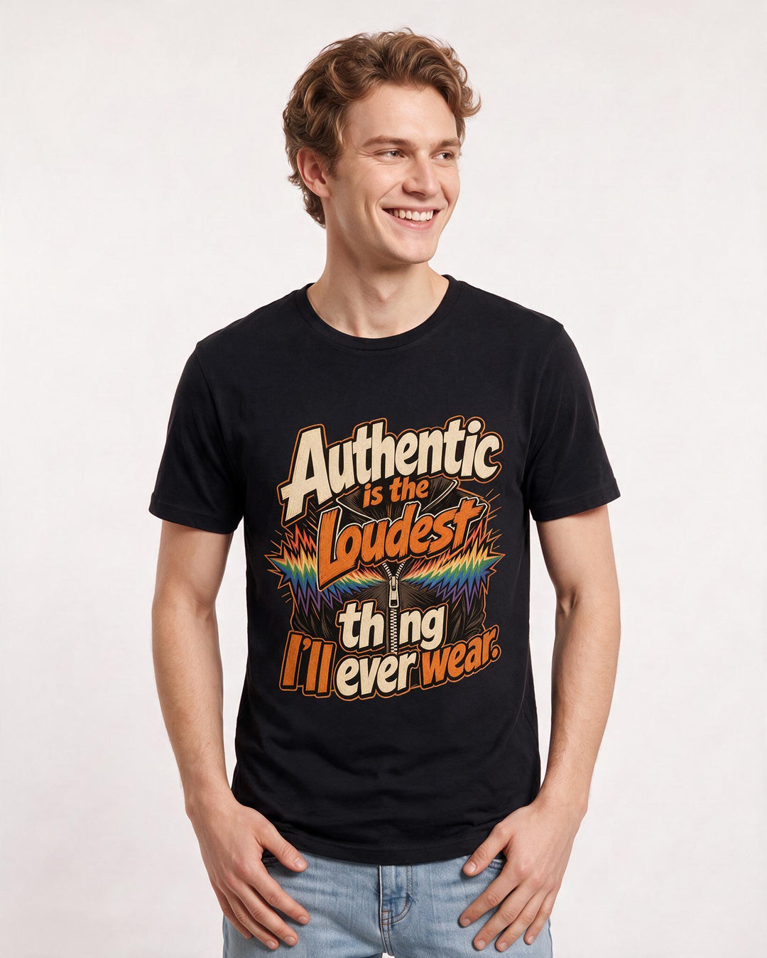 Pride Black T-Shirt for Men – Everyday Expression Graphic Tee product image 1