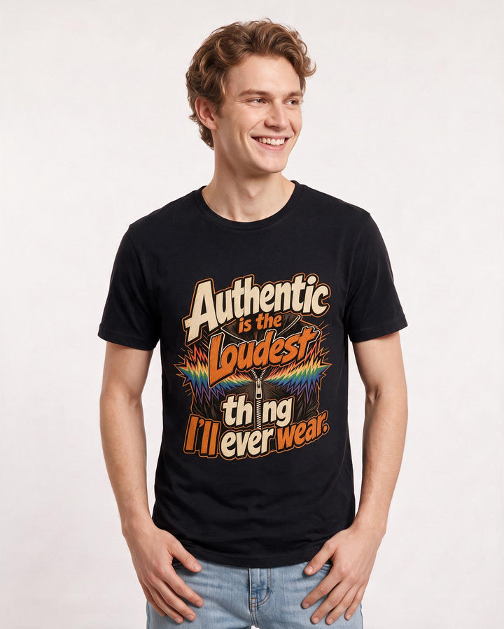 Pride Black T-Shirt for Men – Everyday Expression Graphic Tee product image 1