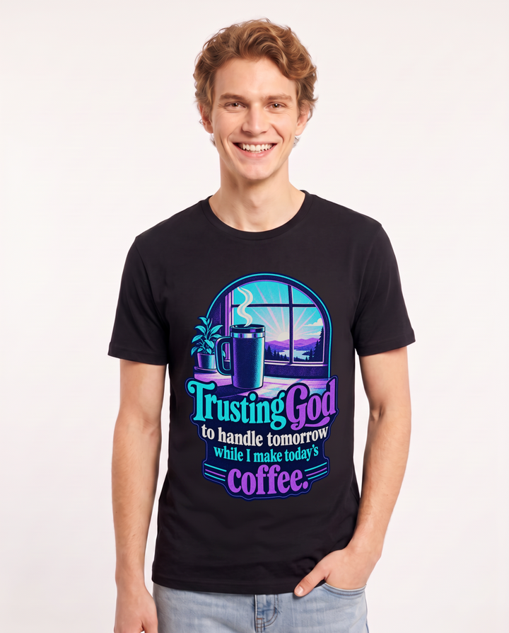 Christian Faith Black T-Shirt for Men – Everyday Expression Graphic Tee product image 3