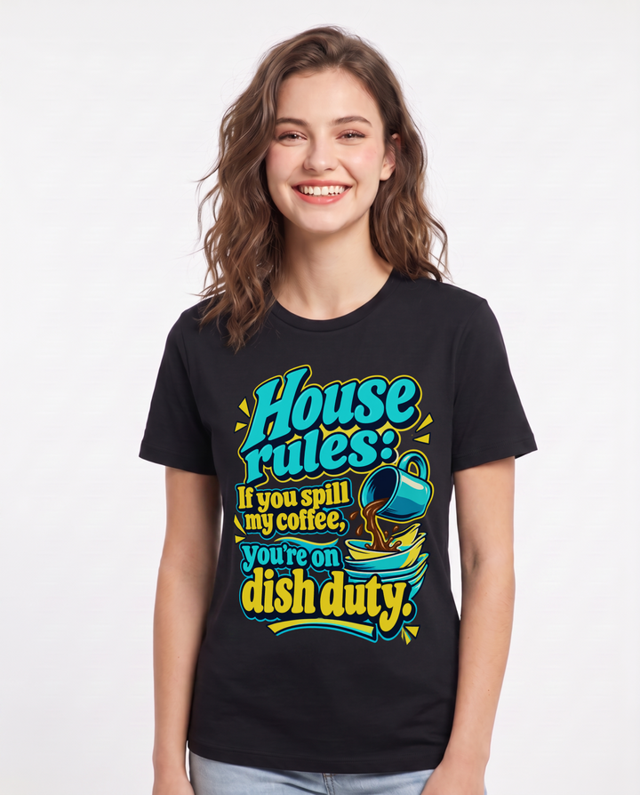 Mom Black T-Shirt for Women – Everyday Expression Graphic Tee product image 3