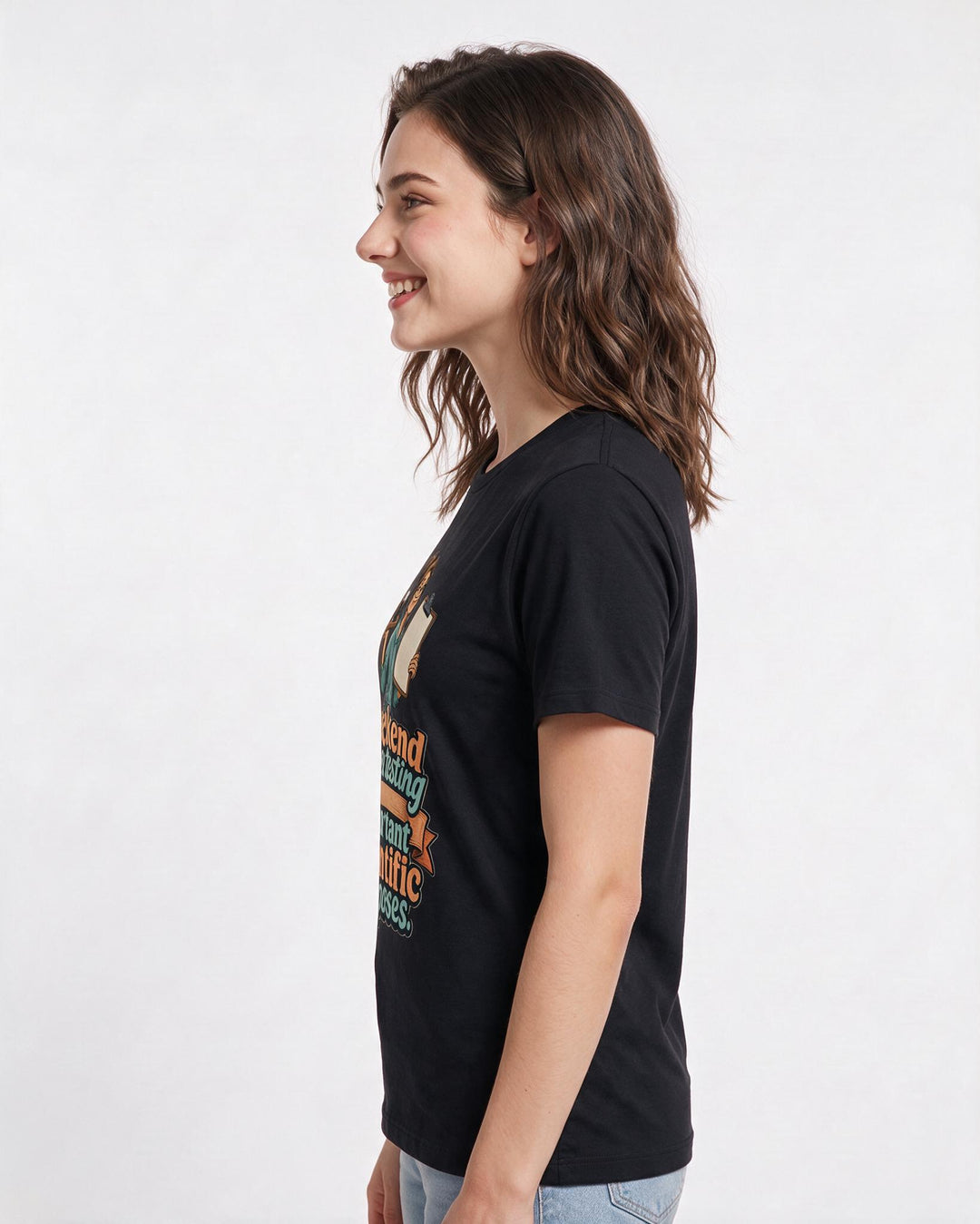 Beer Black T-Shirt for Women – Everyday Expression Graphic Tee product image 2
