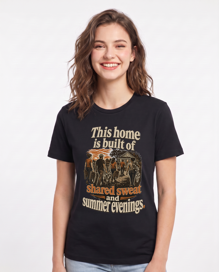 Patriotic Black T-Shirt for Women – Everyday Expression Graphic Tee product image 3