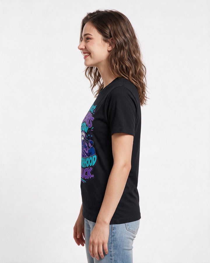 Patriotic Black T-Shirt for Women – Everyday Expression Graphic Tee product image 2