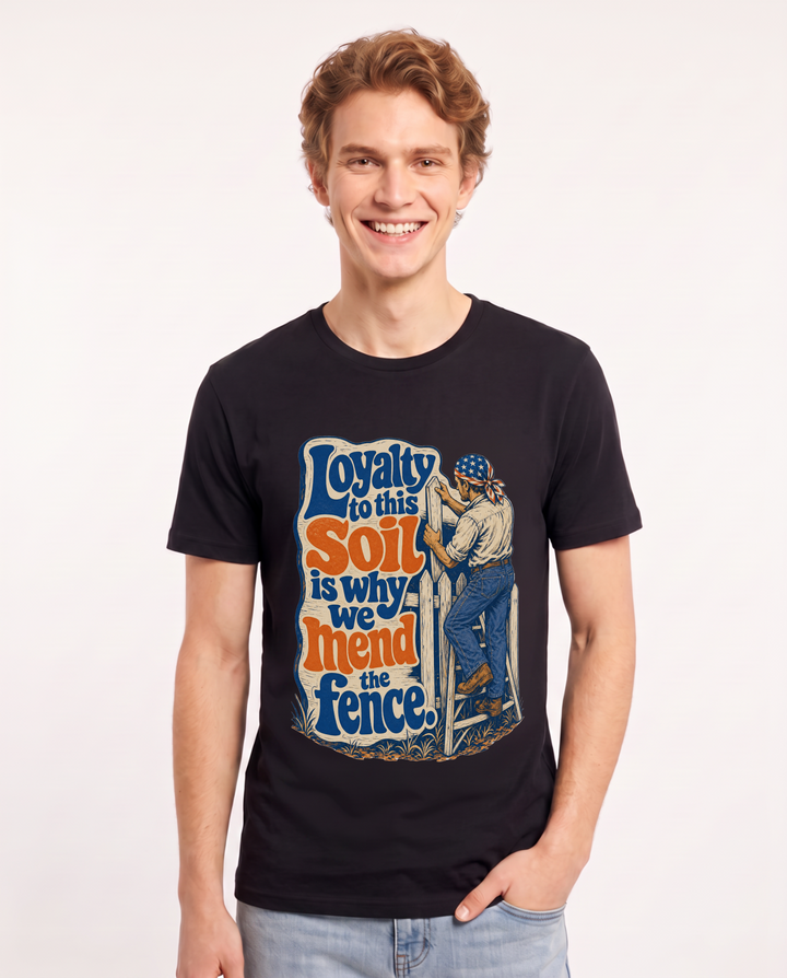 Patriotic Black T-Shirt for Men – Everyday Expression Graphic Tee product image 1