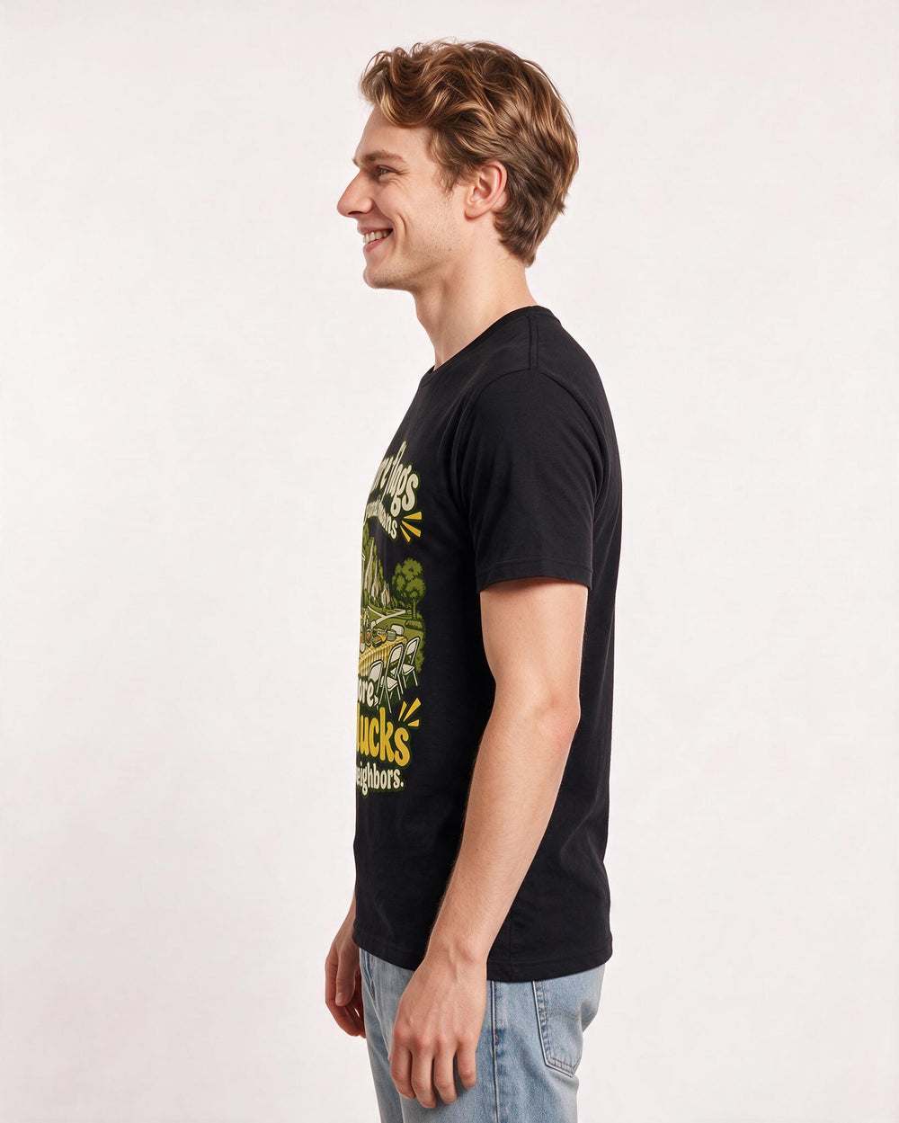 Patriotic Black T-Shirt for Men – Everyday Expression Graphic Tee product image 2