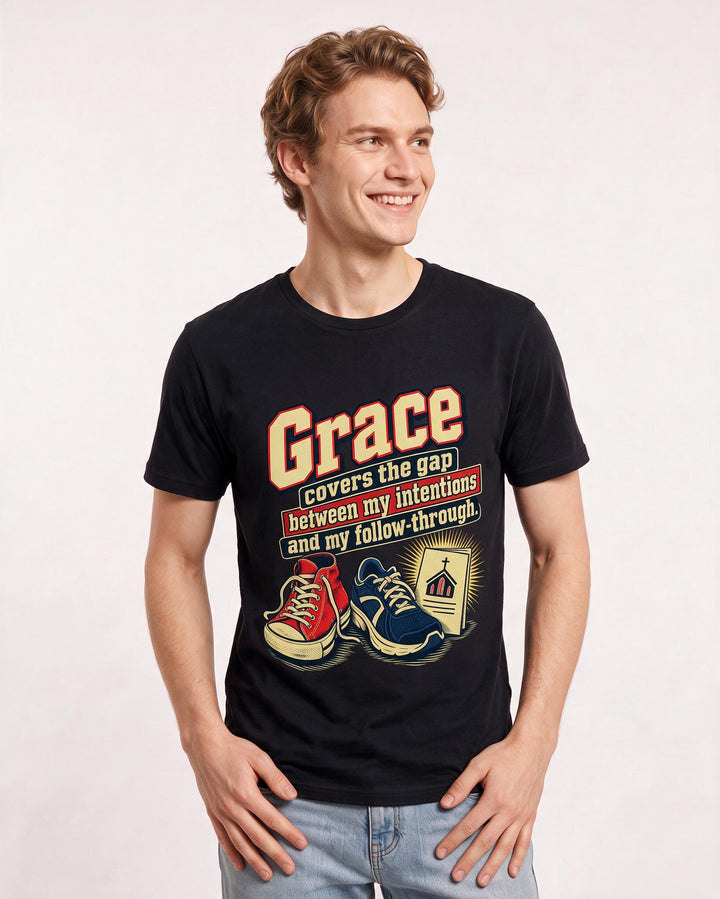 Christian Faith Black T-Shirt for Men – Everyday Expression Graphic Tee product image 1