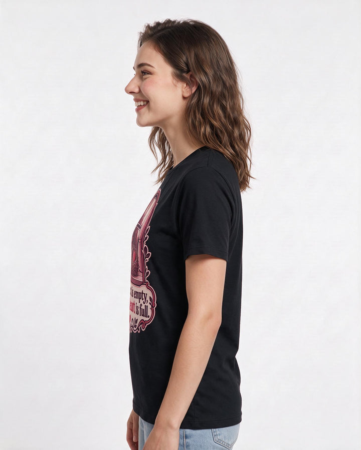 Grandparent Black T-Shirt for Women – Everyday Expression Graphic Tee product image 2