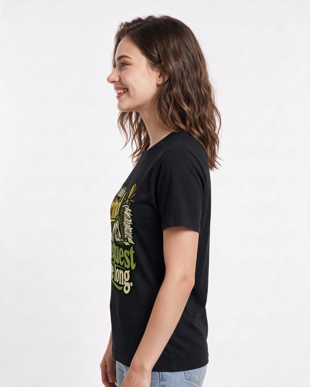 Gaming Black T-Shirt for Women – Game Night Graphic Tee product image 2
