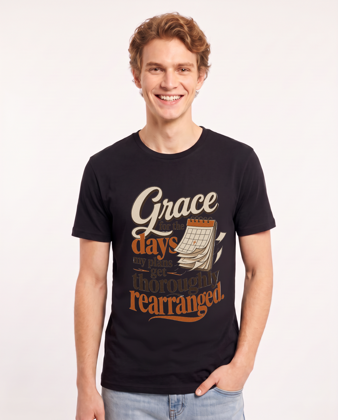 Christian Faith Black T-Shirt for Men – Everyday Expression Graphic Tee product image 3