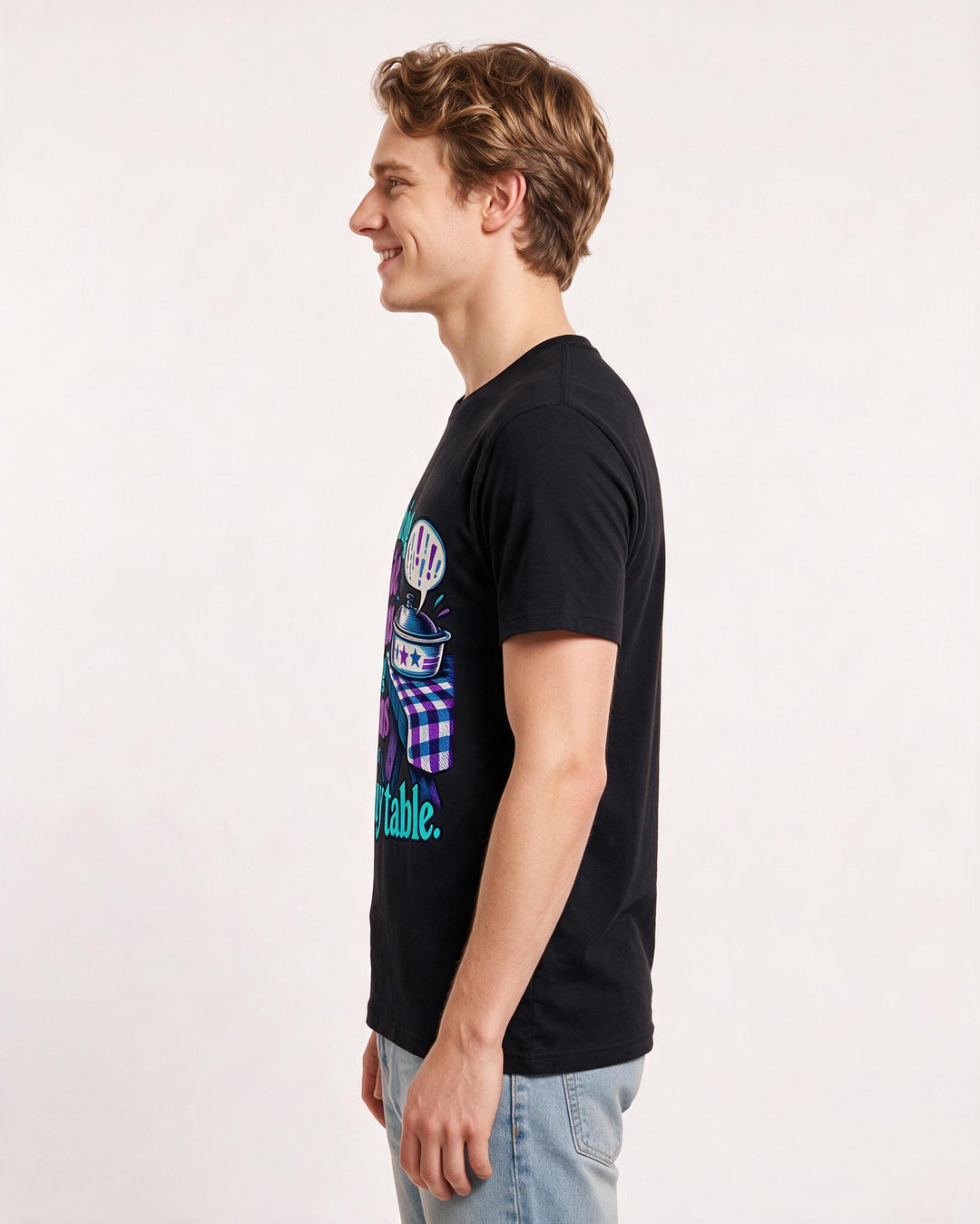 Patriotic Black T-Shirt for Men – Everyday Expression Graphic Tee product image 2