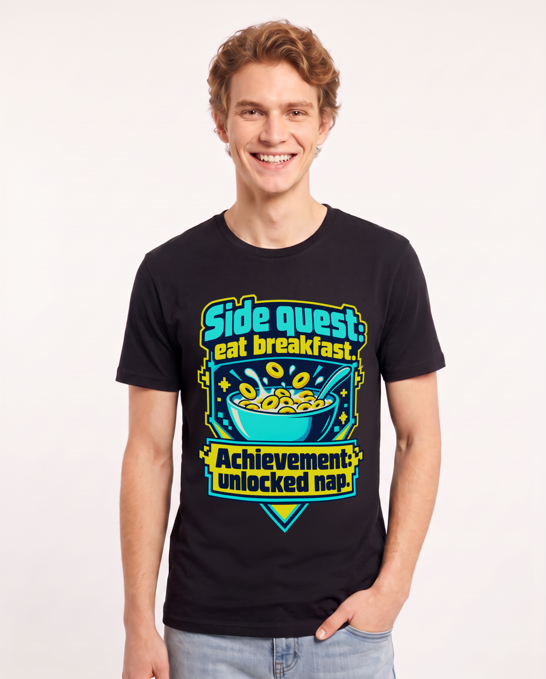 Gaming Black T-Shirt for Men – Game Night Graphic Tee product image 3