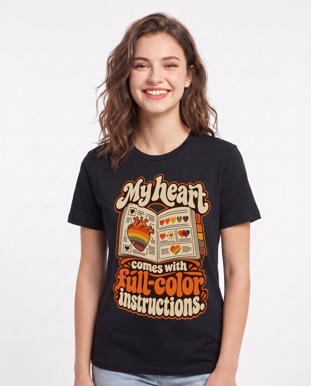 Pride Black T-Shirt for Women – Everyday Expression Graphic Tee product image 3