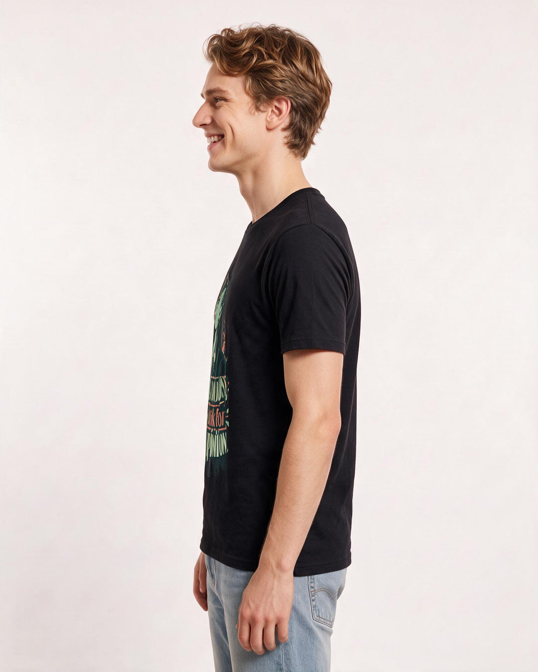 Pride Black T-Shirt for Men – Everyday Expression Graphic Tee product image 2