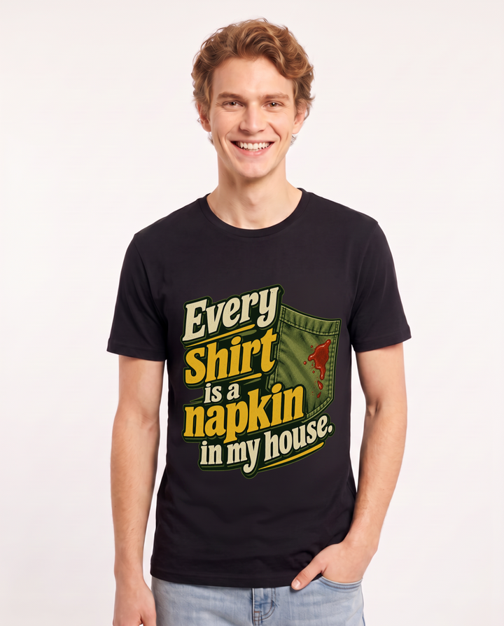 Grandparent Black T-Shirt for Men – Everyday Expression Graphic Tee product image 3