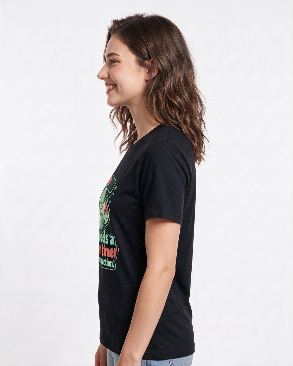 Gaming Black T-Shirt for Women – Game Night Graphic Tee product image 2