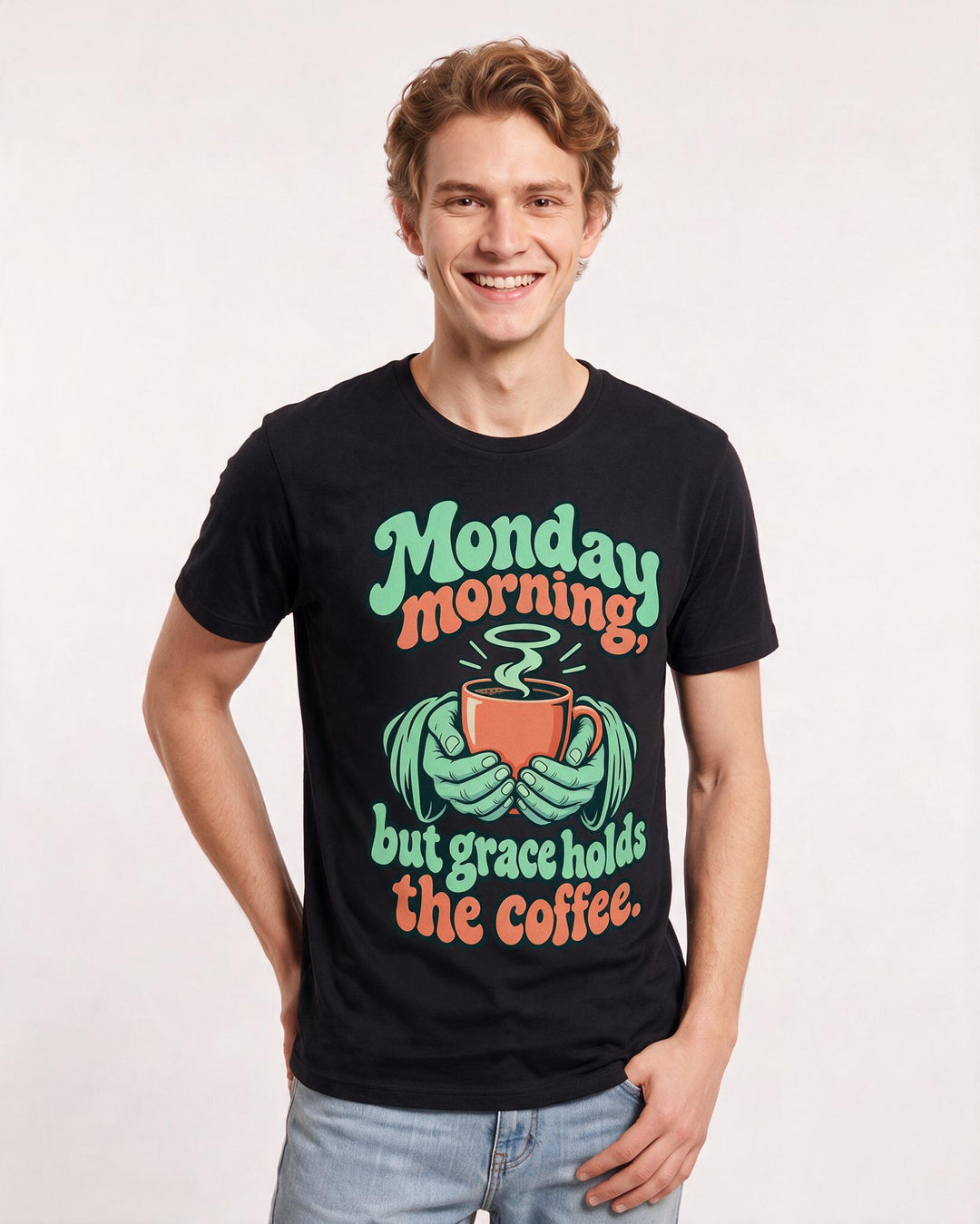 Christian Faith Black T-Shirt for Men – Everyday Expression Graphic Tee product image 1