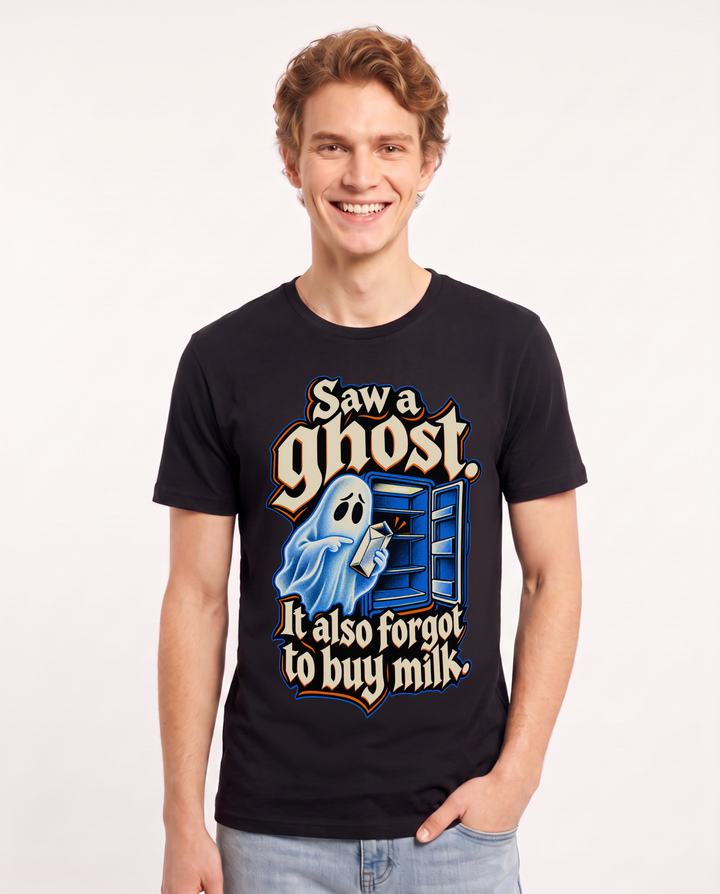 Halloween Black T-Shirt for Men – Halloween Theme Graphic Tee product image 3