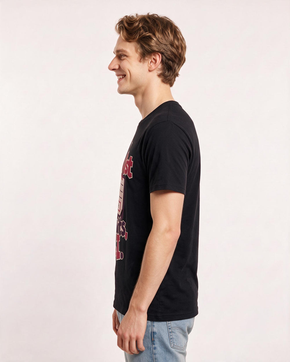 Meme Black T-Shirt for Men – Everyday Expression Graphic Tee product image 2