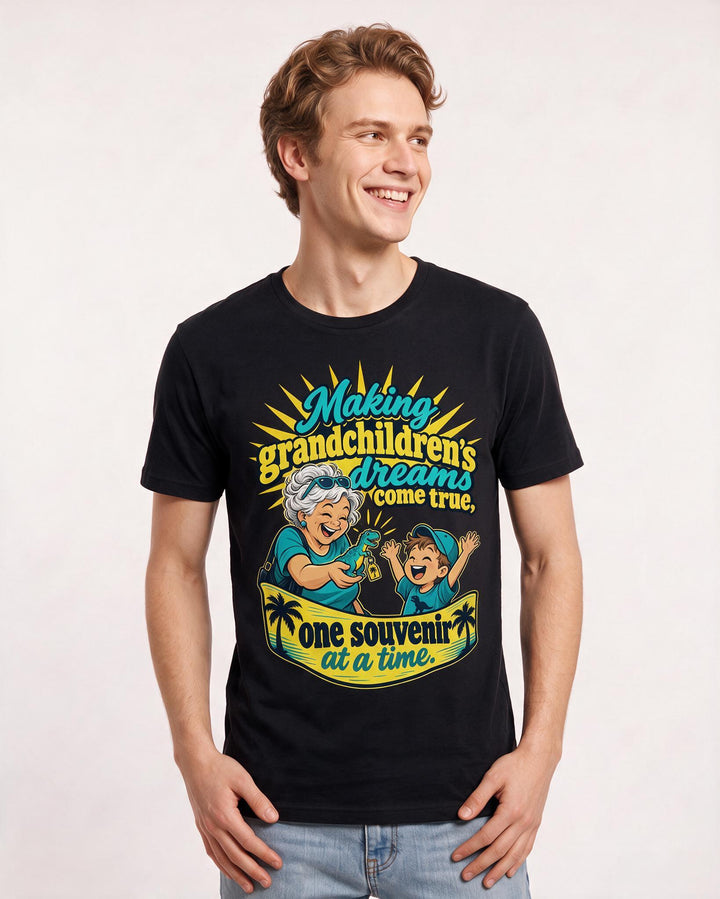 Grandparent Black T-Shirt for Men – Everyday Expression Graphic Tee product image 1