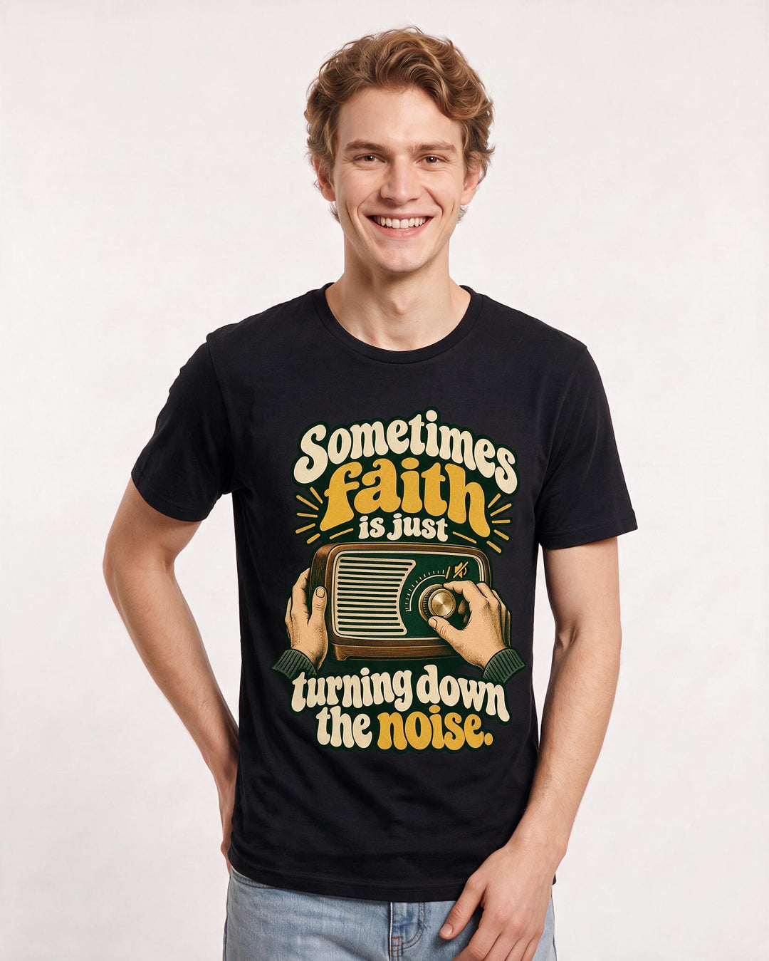 Christian Faith Black T-Shirt for Men – Everyday Expression Graphic Tee product image 1