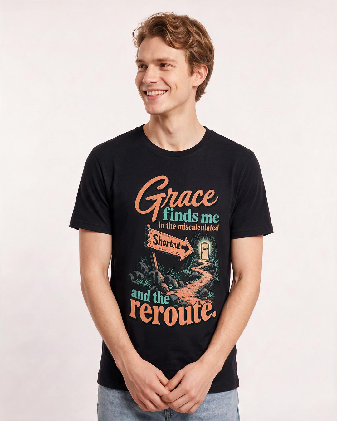 Christian Faith Black T-Shirt for Men – Everyday Expression Graphic Tee product image 1