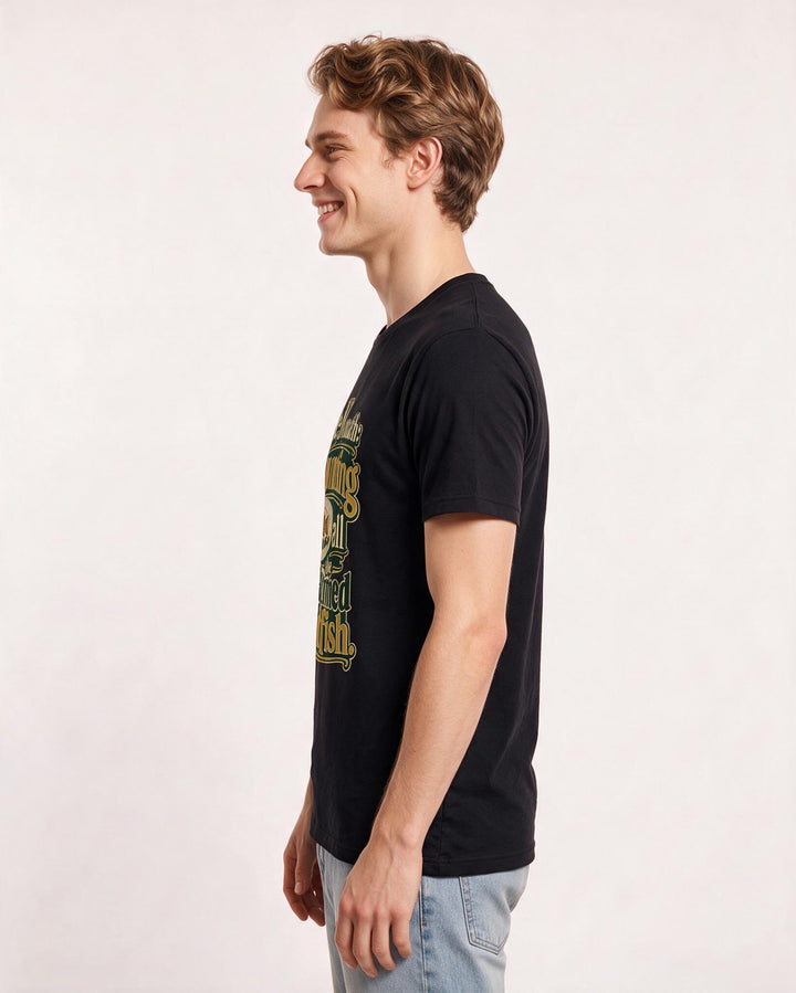 Teacher Black T-Shirt for Men – Everyday Expression Graphic Tee product image 2