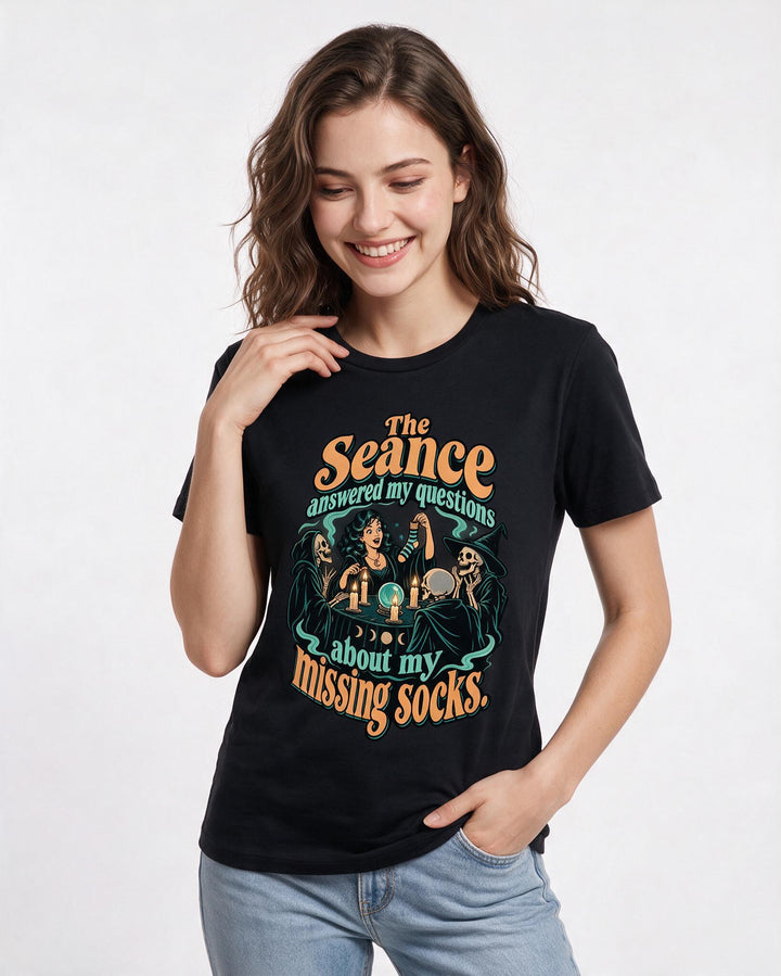 Halloween Black T-Shirt for Women – Halloween Theme Graphic Tee product image 1