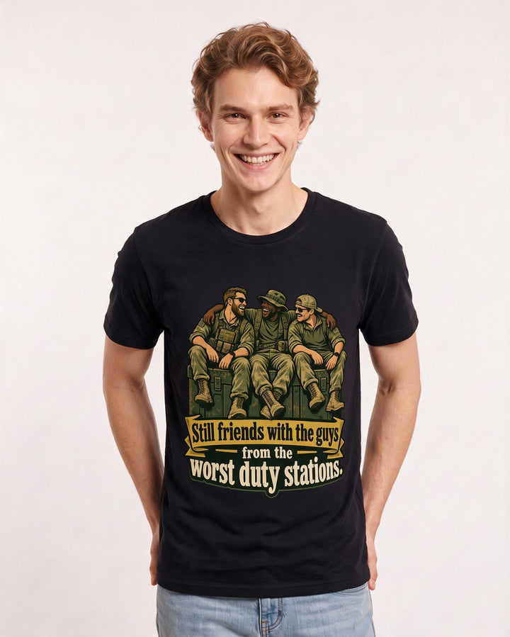 Veteran Black T-Shirt for Men – Everyday Expression Graphic Tee product image 1