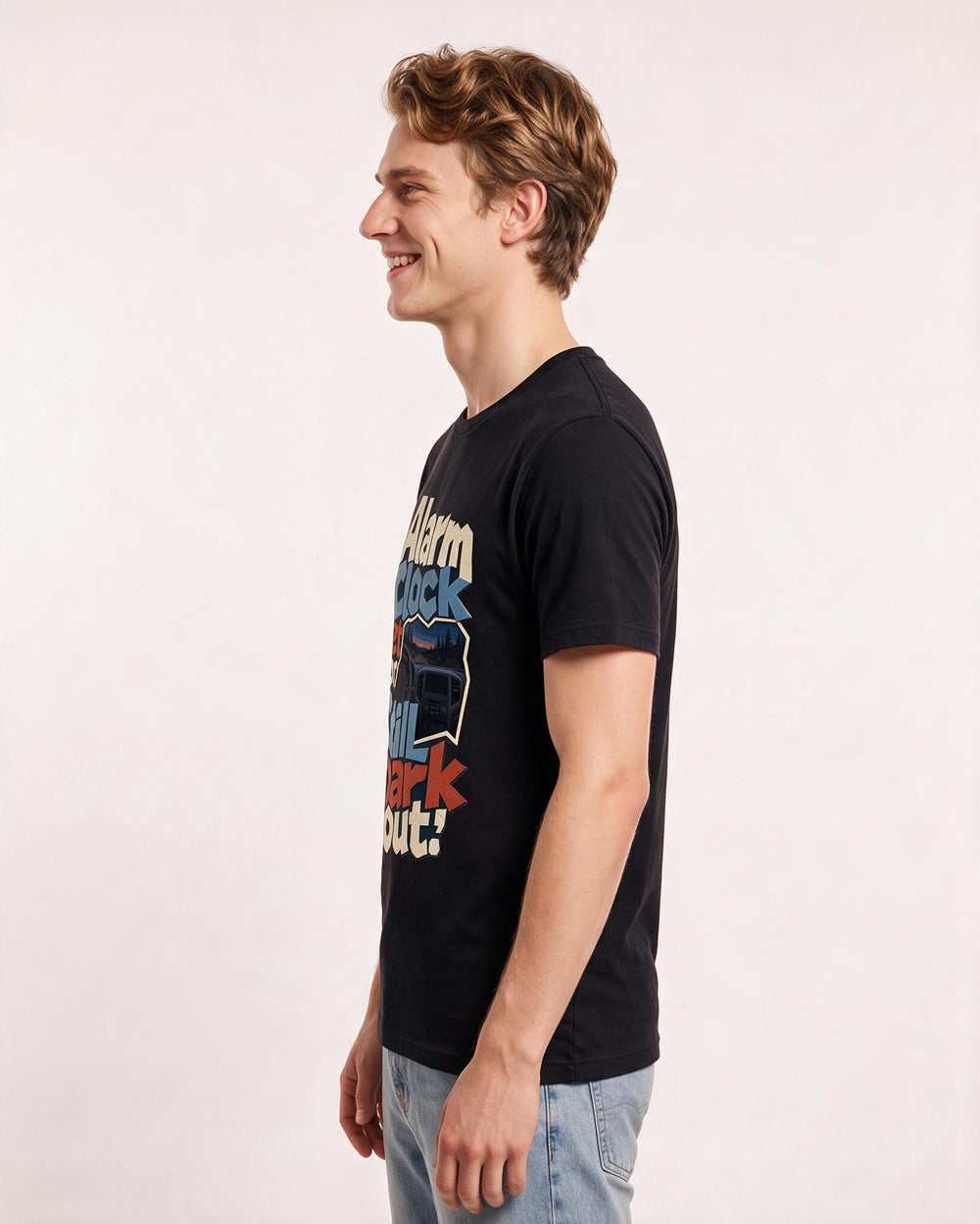 Hunting Black T-Shirt for Men – Everyday Expression Graphic Tee product image 2