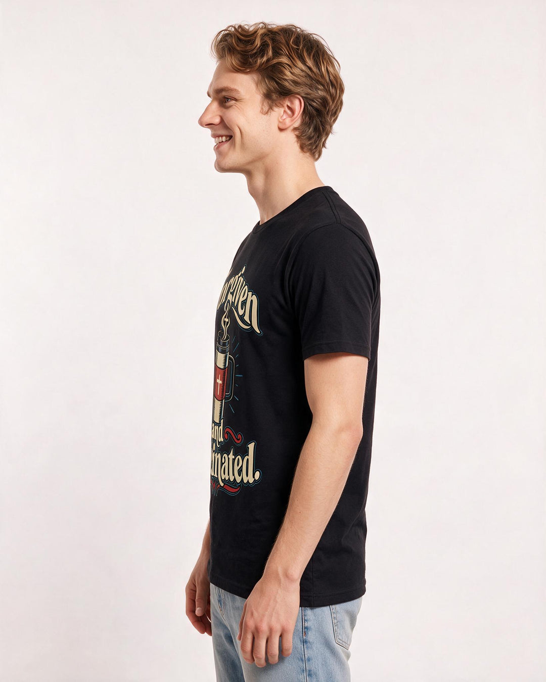Christian Faith Black T-Shirt for Men – Everyday Expression Graphic Tee product image 2
