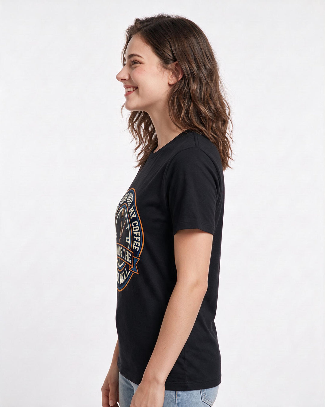 Teacher Black T-Shirt for Women – Everyday Expression Graphic Tee product image 2