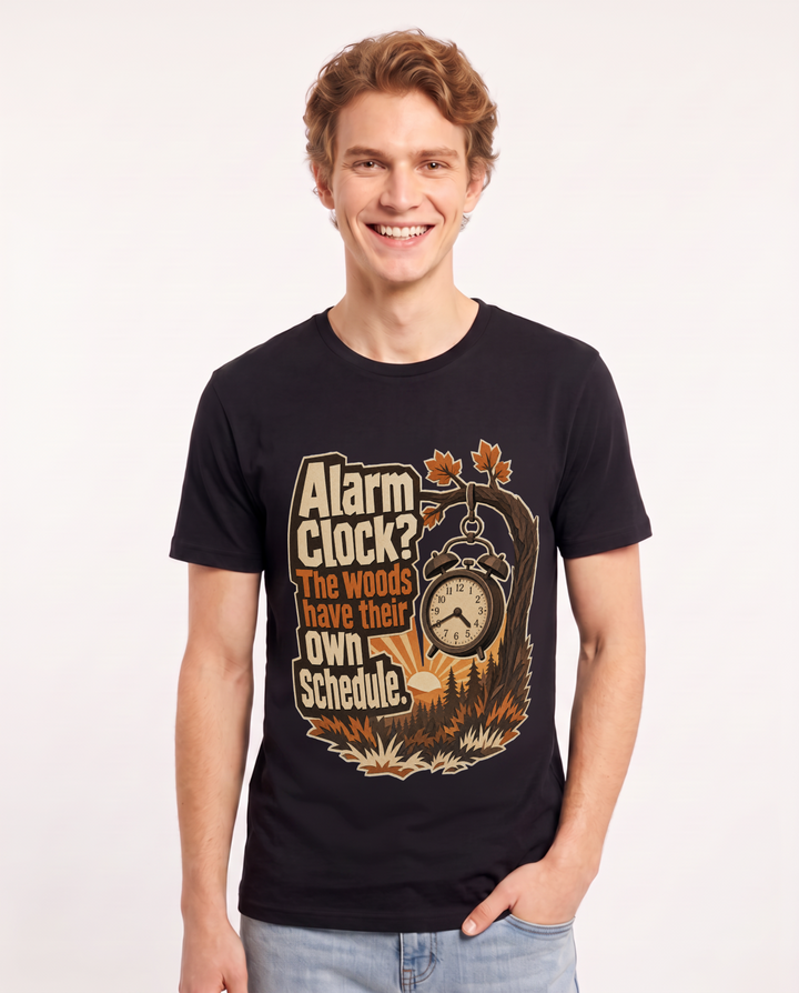 Hunting Black T-Shirt for Men – Everyday Expression Graphic Tee product image 3