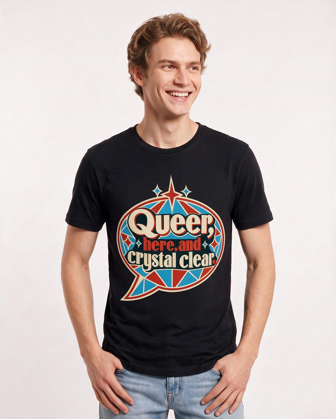 Pride Black T-Shirt for Men – Everyday Expression Graphic Tee product image 1