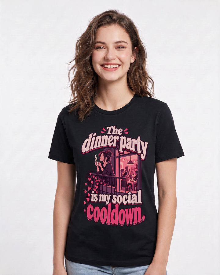 Gaming Black T-Shirt for Women – Game Night Graphic Tee product image 1