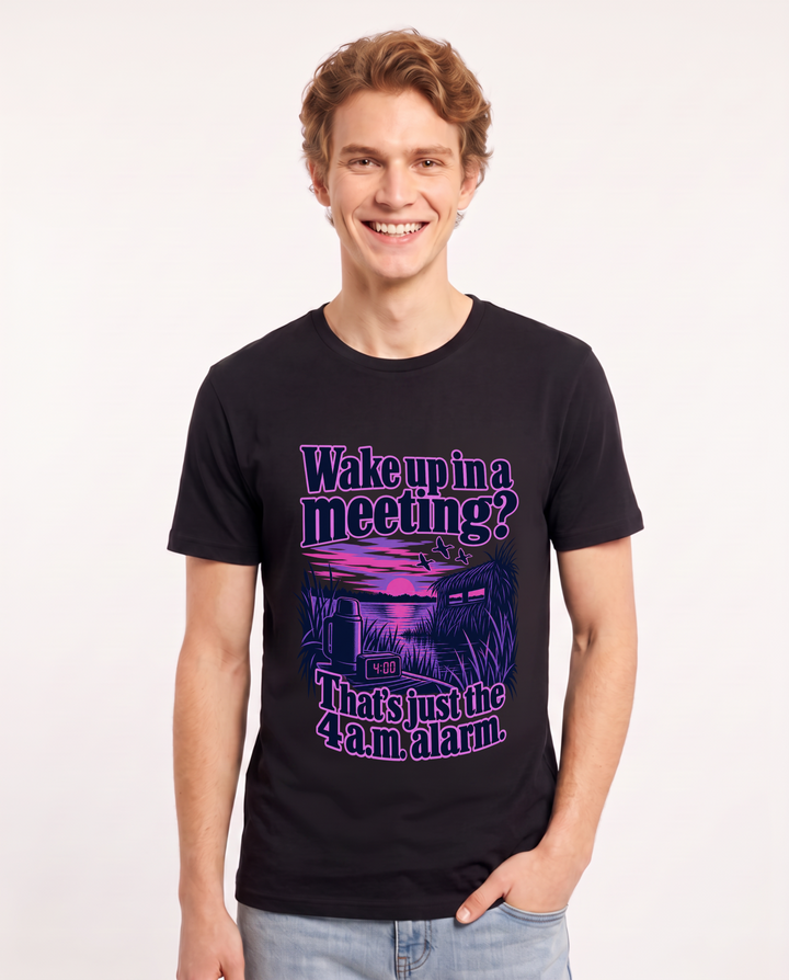 Hunting Black T-Shirt for Men – Everyday Expression Graphic Tee product image 3