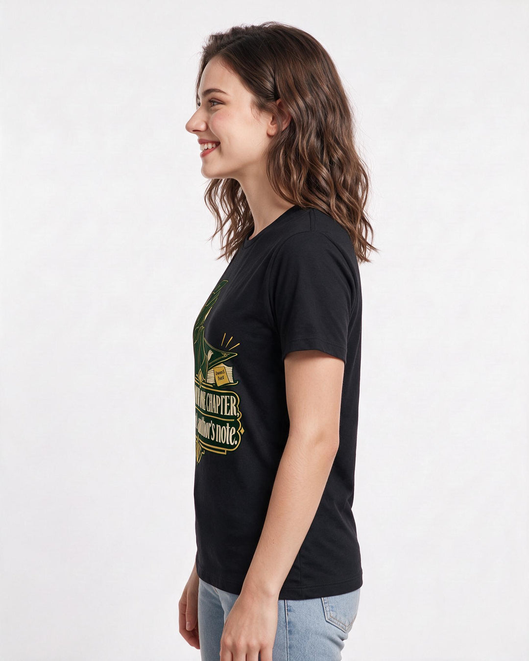 Graduation Black T-Shirt for Women – Everyday Expression Graphic Tee product image 2