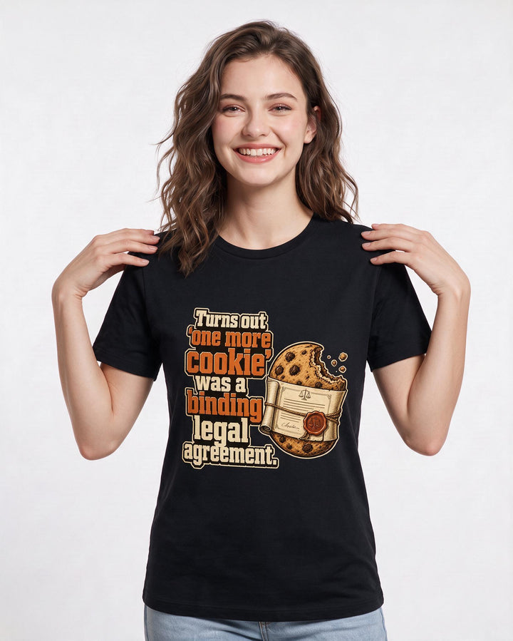 Christmas Black T-Shirt for Women – Holiday Theme Graphic Tee product image 1