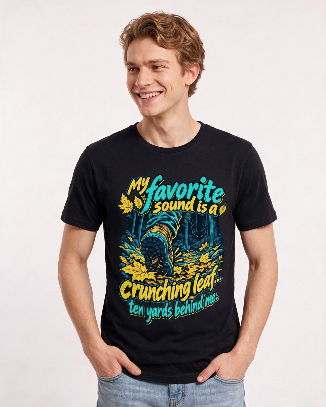 Hunting Black T-Shirt for Men – Everyday Expression Graphic Tee product image 1