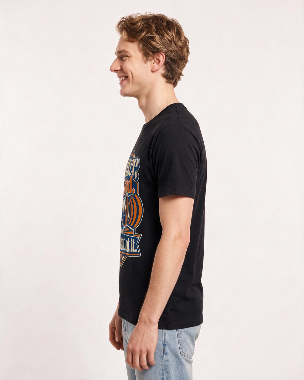 Pride Black T-Shirt for Men – Everyday Expression Graphic Tee product image 2