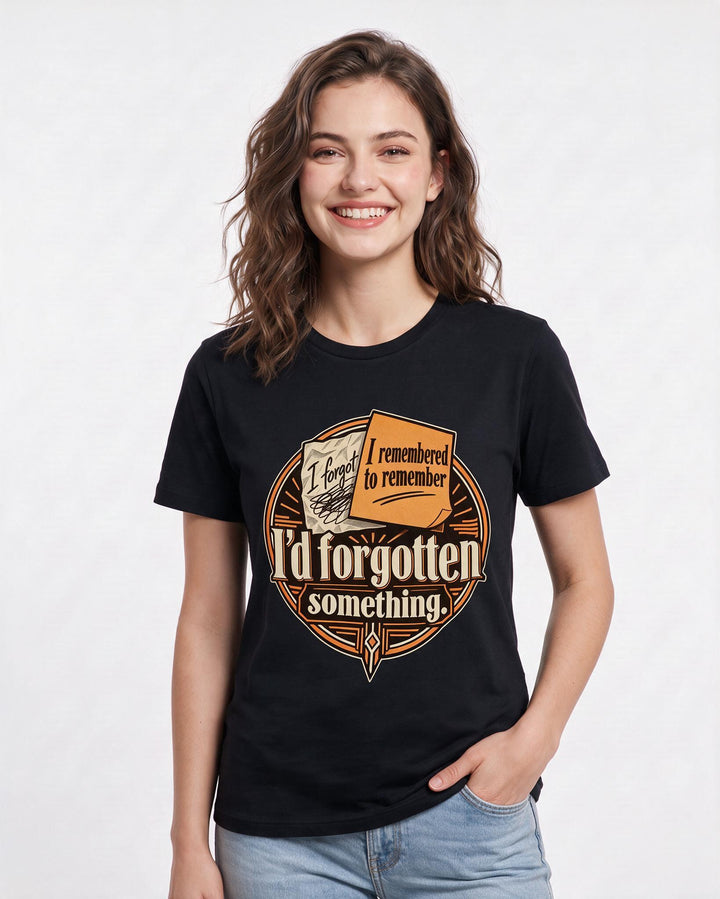 Meme Black T-Shirt for Women – Everyday Expression Graphic Tee product image 1