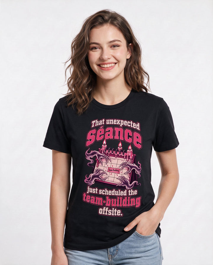 Halloween Black T-Shirt for Women – Halloween Theme Graphic Tee product image 1