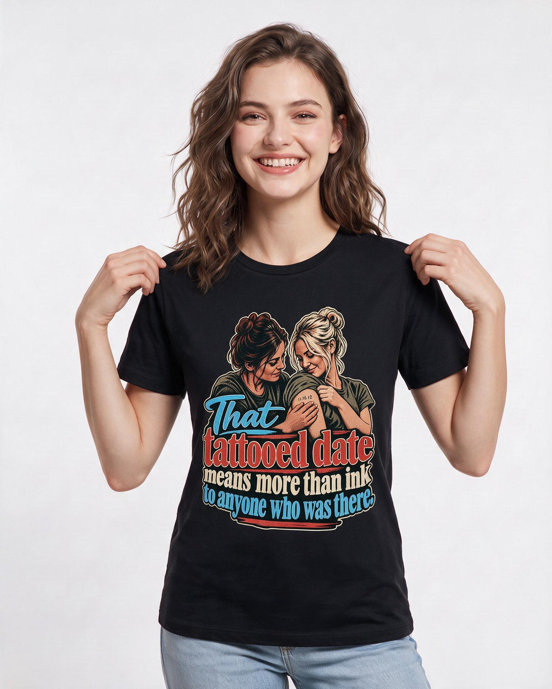 Veteran Black T-Shirt for Women – Everyday Expression Graphic Tee product image 1